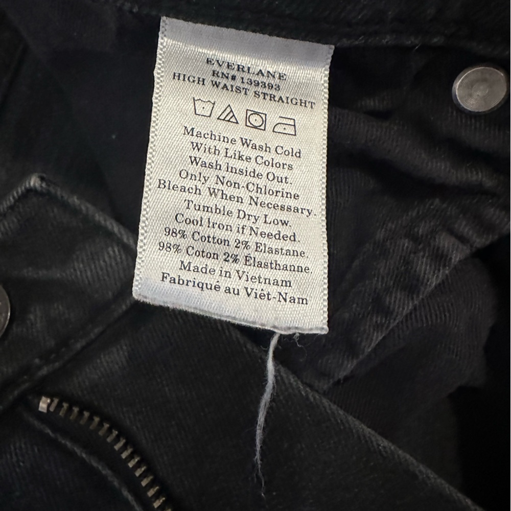 Everlane Straight/skinny jeans in Black - Picture 3 of 4